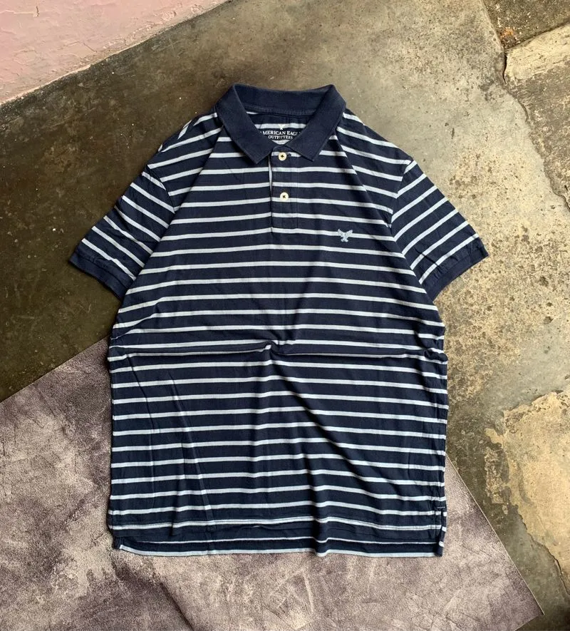 American Eagle Casual Polo shirt Pria multicolor photo 1