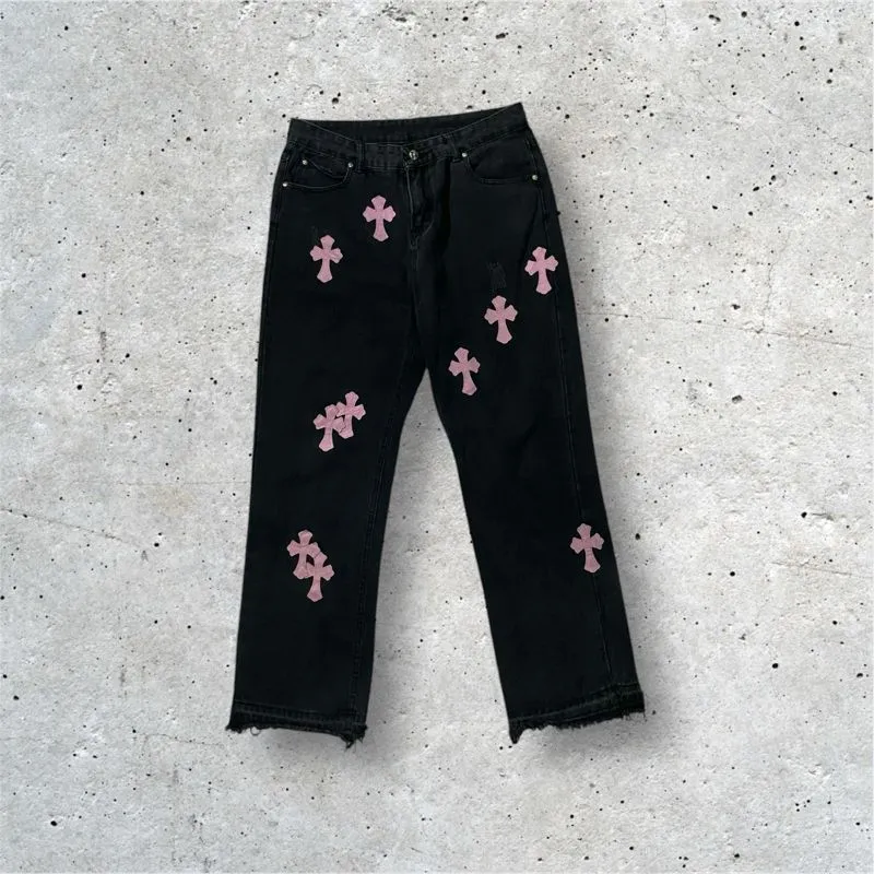 Y2K Jeans Pria black photo 1