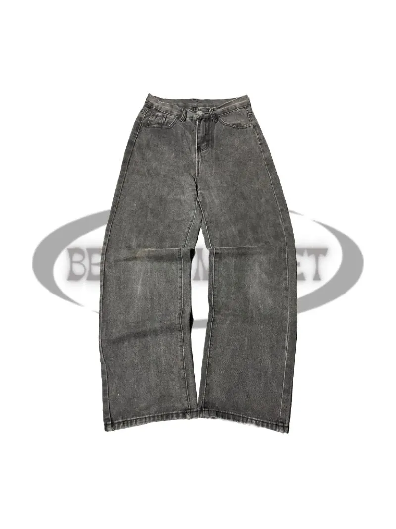 Streetwear Skater Jeans Pria black photo 1