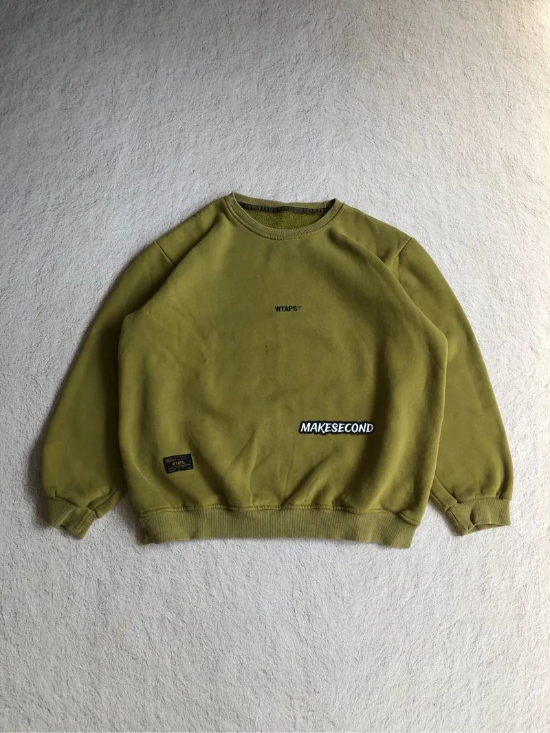 WTAPS Streetwear Skater Sweatshirt Pria green photo 1