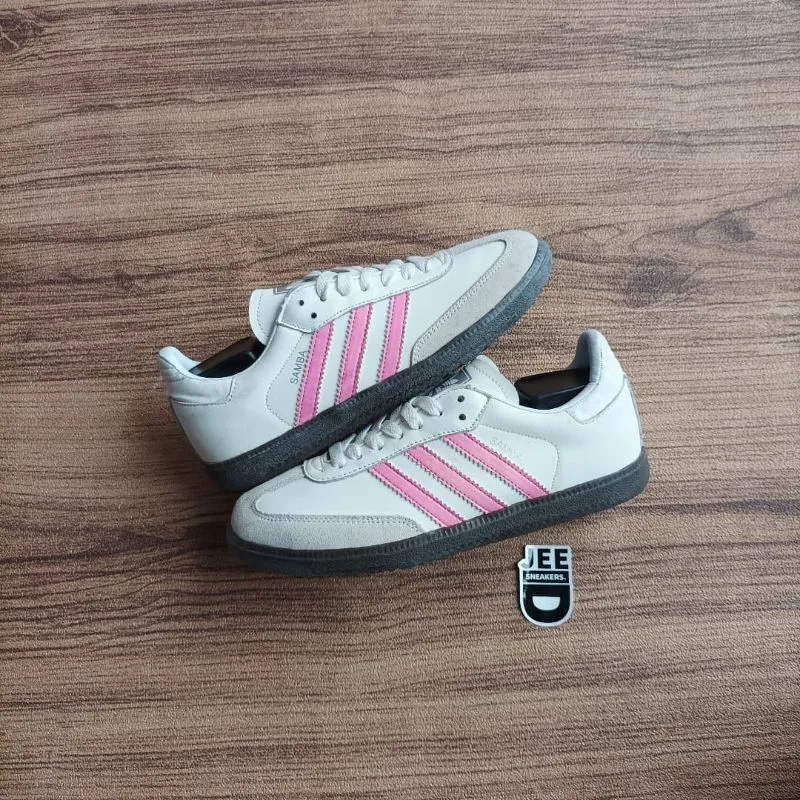 Adidas Casual Sneakers Wanita white pink photo 1