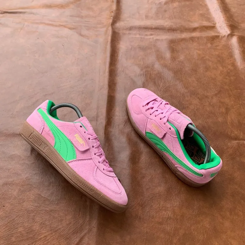 Puma Streetwear Sneakers Wanita green pink photo 1
