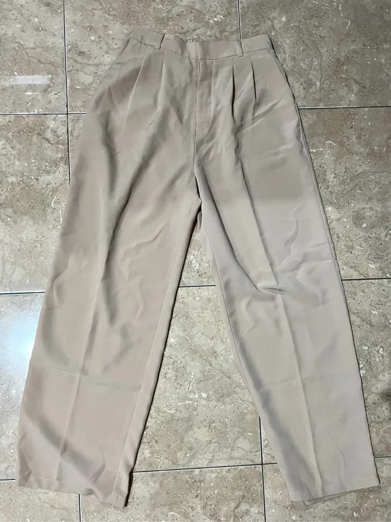 Casual Reworked Casual trouser Wanita cream photo 1