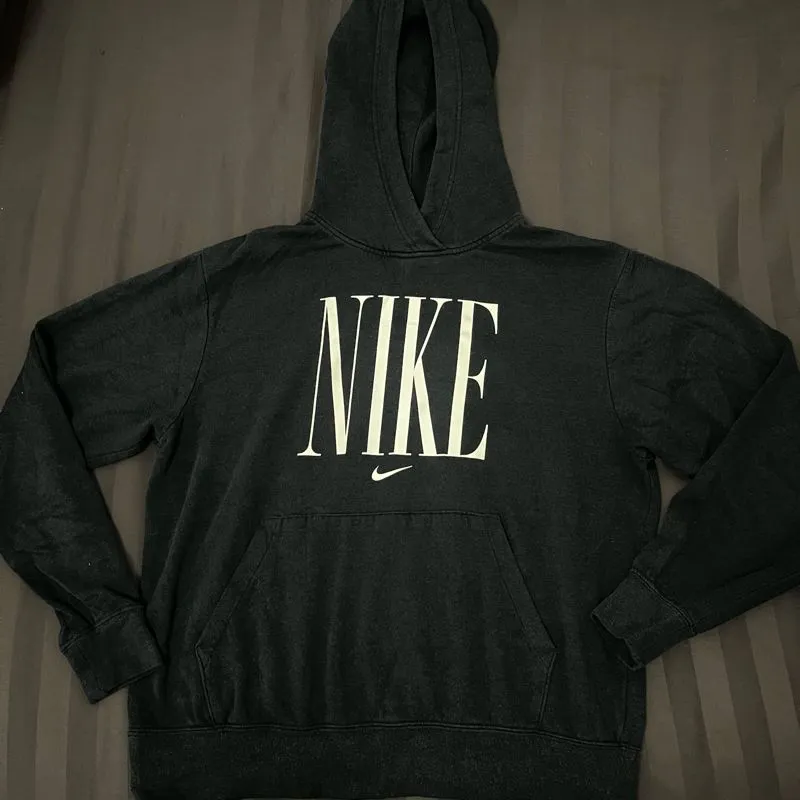 Nike Streetwear Sportswear Hoody Pria white black photo 1