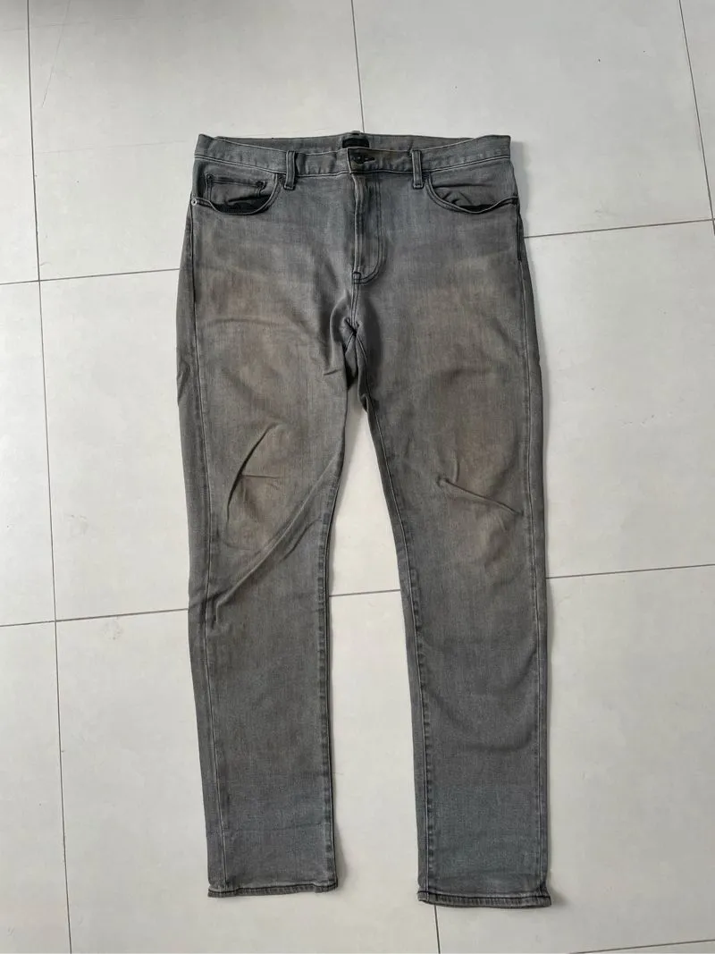 Uniqlo Vintage Streetwear Jeans Pria gray photo 1