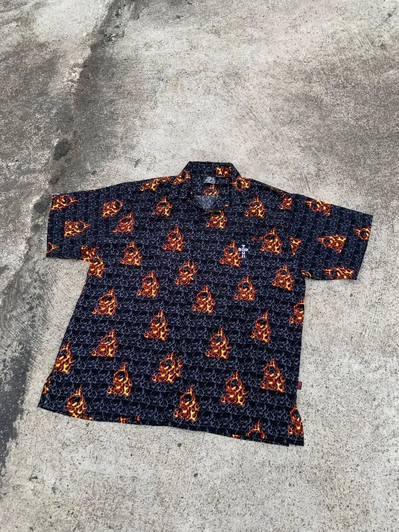 DogTown Streetwear Y2K Casual shirt Pria gray photo 1