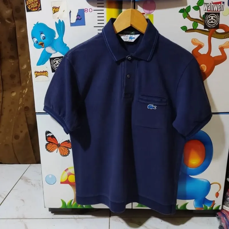 Lacoste Streetwear Polo shirt Pria navy photo 1