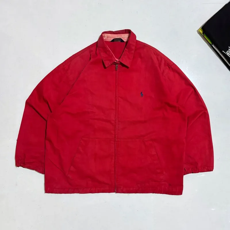 Polo Ralph Lauren Y2K Casual Harrington jacket Pria red photo 1