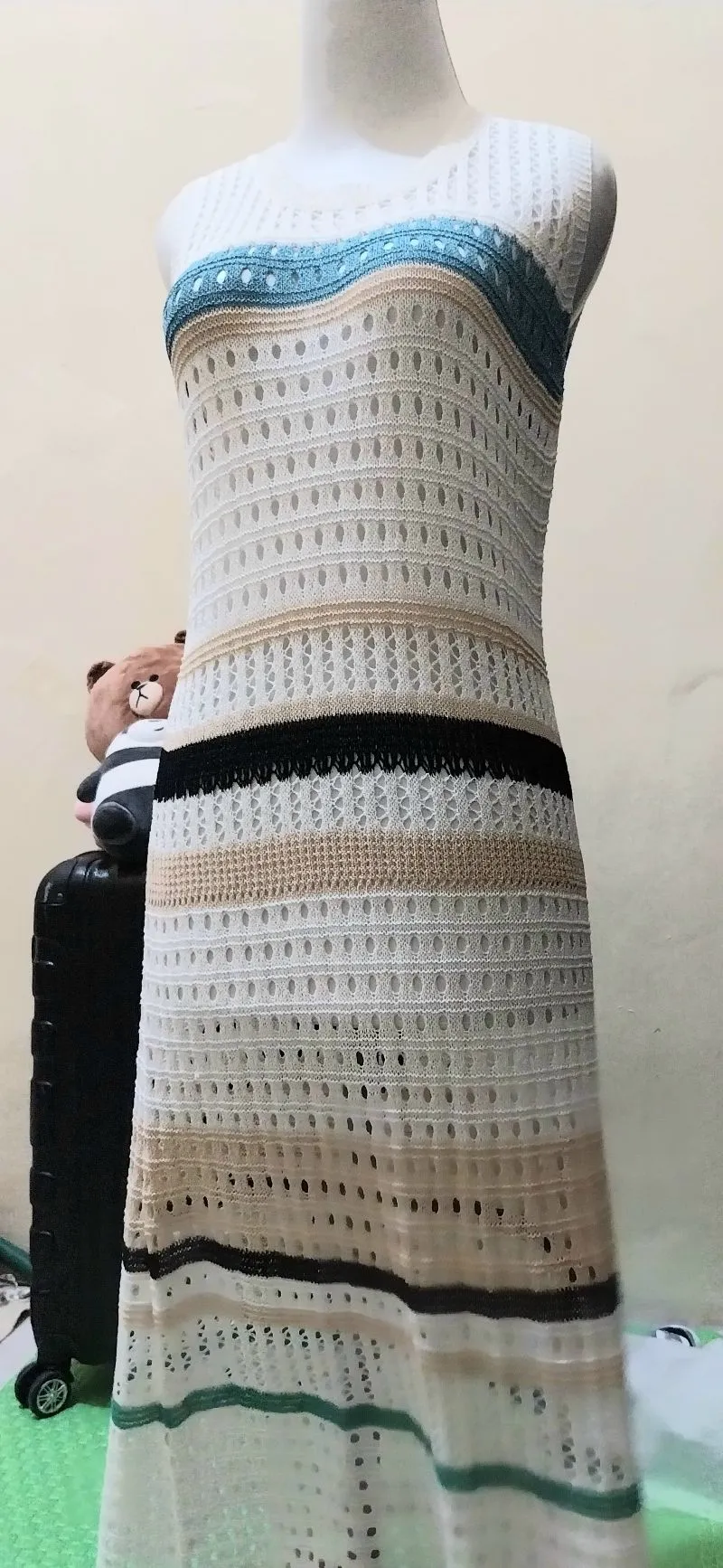 Casual Casual dress Wanita cream photo 1