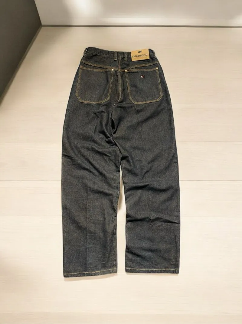Made in USA Streetwear Y2K Jeans Pria black photo 1