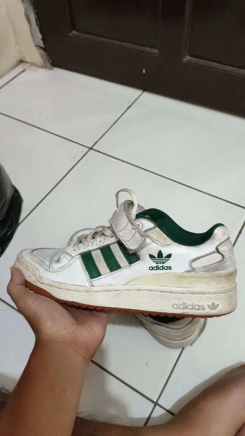 Adidas Skater Casual Boots Pria white green photo 1