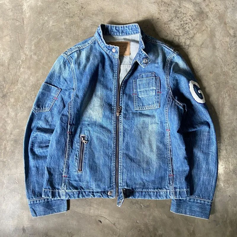 Guess Streetwear Y2K Denim jacket Wanita blue photo 1