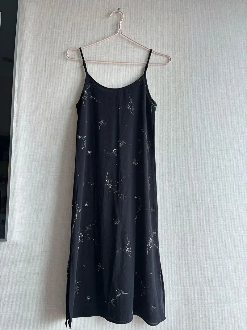 Pull & Bear Minimalist Casual Summer dress Wanita black photo 1