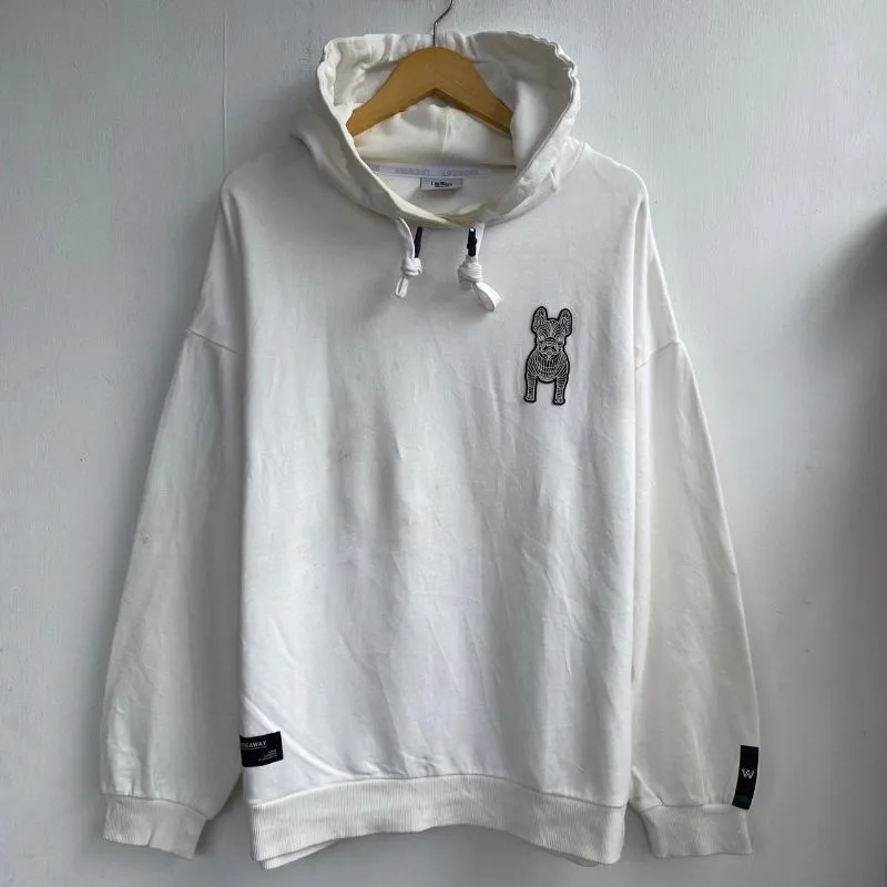 Life Work Luxury Minimalist Hoody Pria white black photo 1
