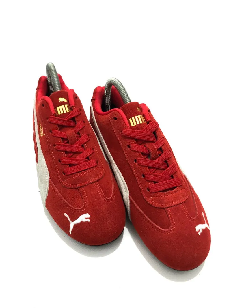 Puma Indie Casual Sneakers Wanita white red photo 1