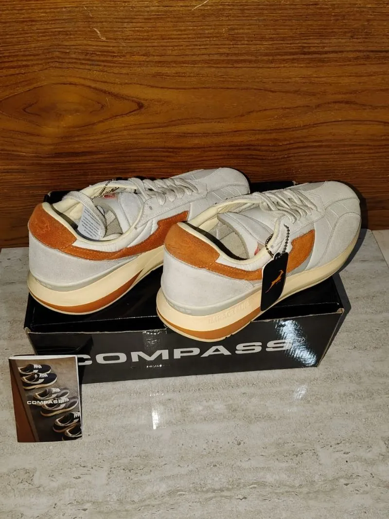 Compass Vintage Sportswear Sneakers Pria orange cream photo 1