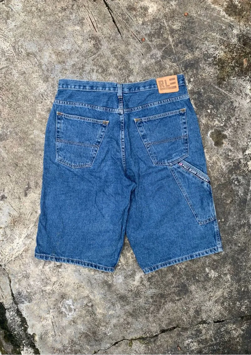 Polo Ralph Lauren Vintage Streetwear Short Pria navy blue photo 1