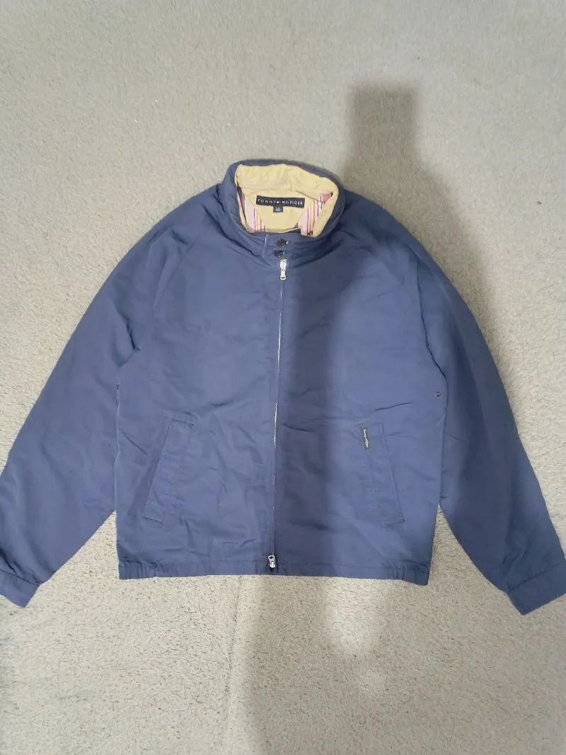 Tommy Hilfiger Sportswear Casual Windbreaker Pria navy photo 1