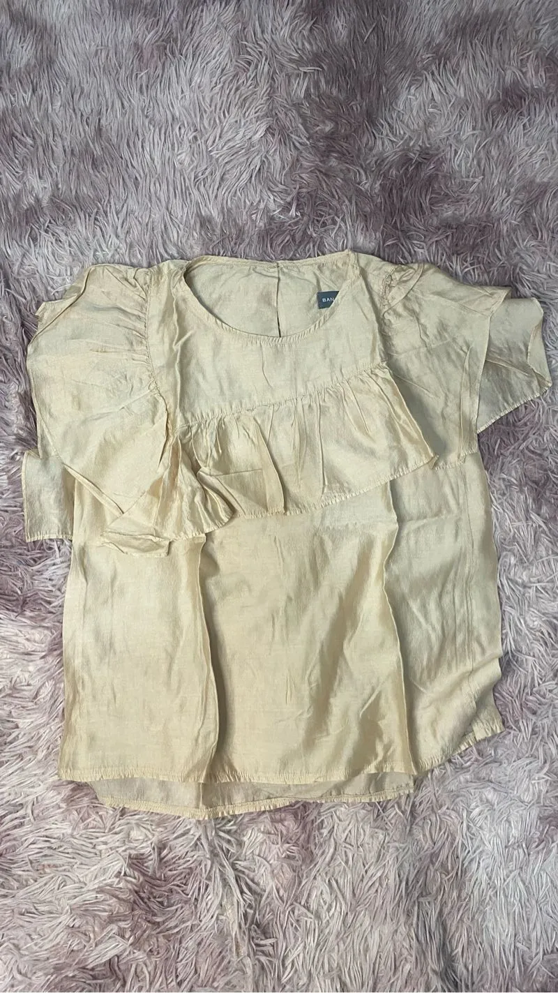 Casual Blouse Wanita tan photo 1