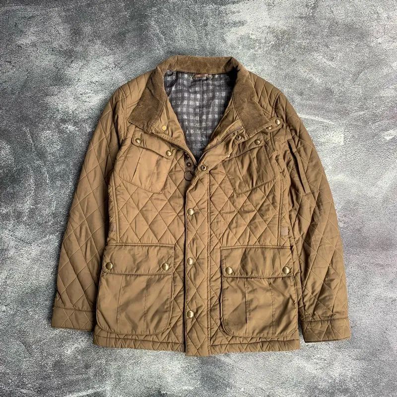 Indie Casual Puffer jacket Pria tan photo 1