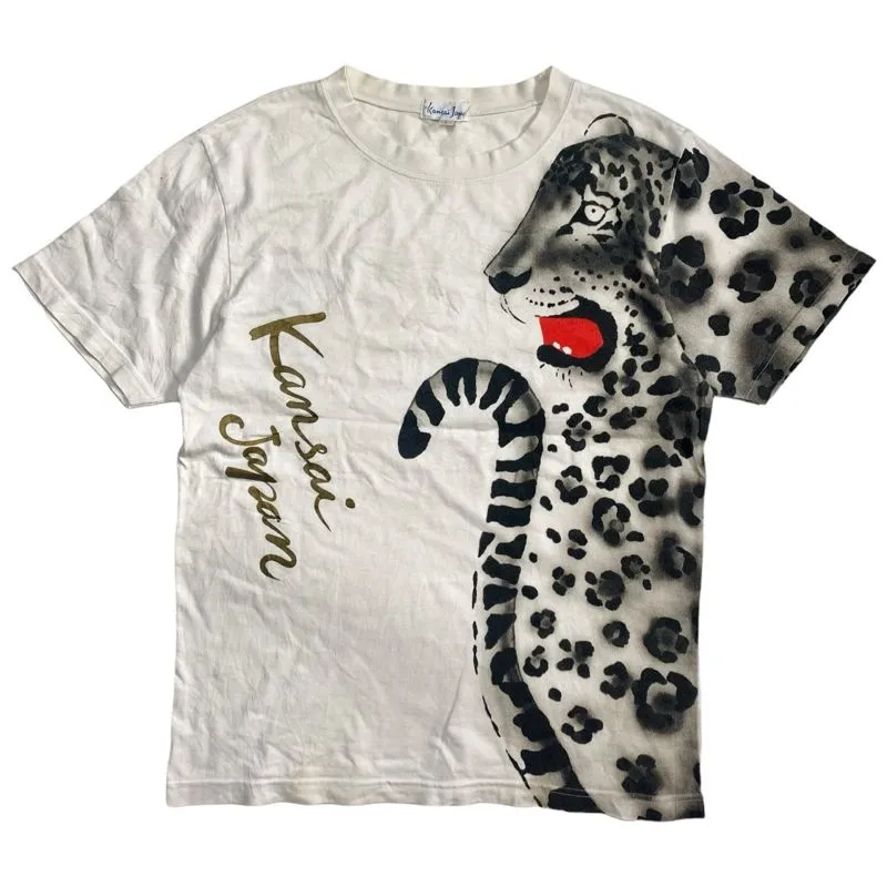 Kansai Yamamoto Vintage Streetwear T-shirt Pria white photo 1