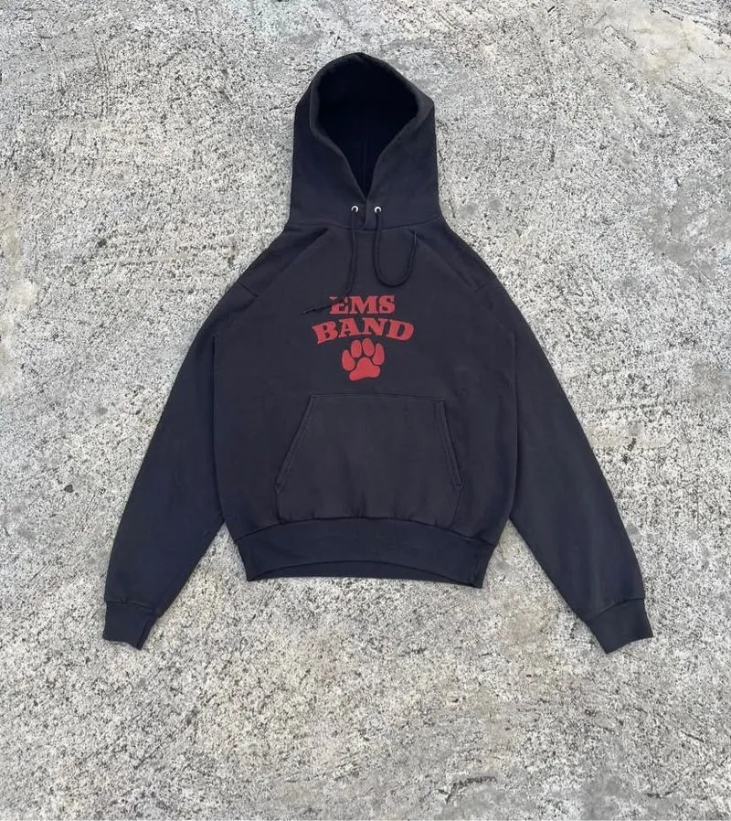 Gildan Casual Hoody Pria black photo 1