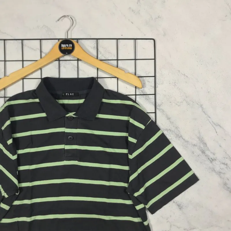 PLAC Casual Polo shirt Pria green photo 1