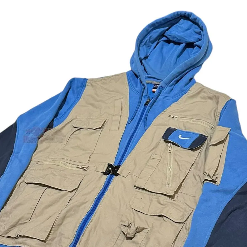 Nike Streetwear Reworked Hoody Pria multicolor blue photo 1