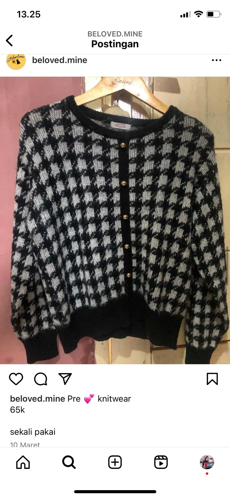 Casual Sweater Wanita black photo 1