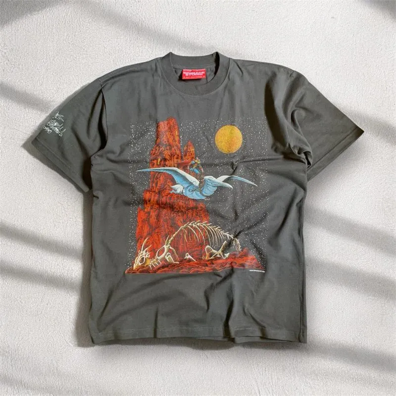 Vintage T-shirt Pria gray photo 1