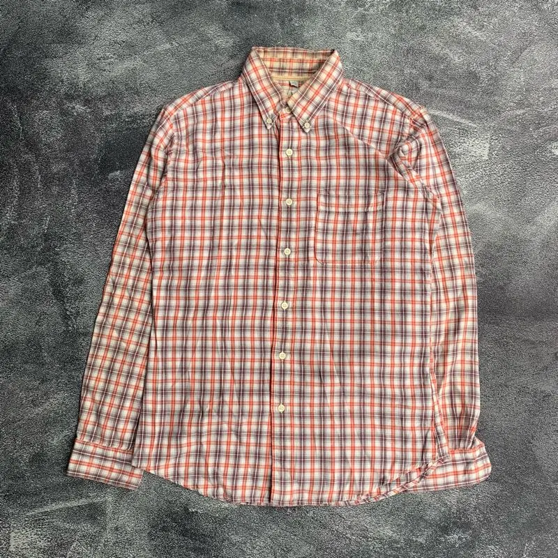 Uniqlo Skater Polo shirt Pria burgundy photo 1