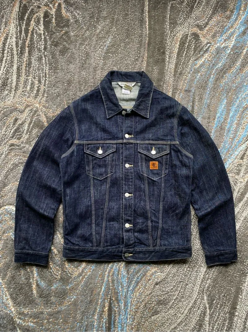 Carhartt Vintage Casual Denim jacket Pria navy photo 1