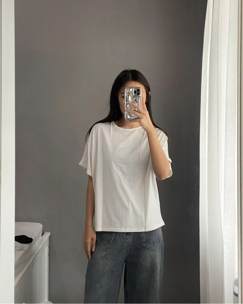Casual T-shirt Wanita white photo 1