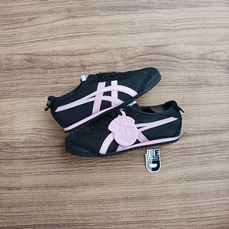 Onitsuka Tiger Grunge Casual Sneakers Wanita pink black photo 1