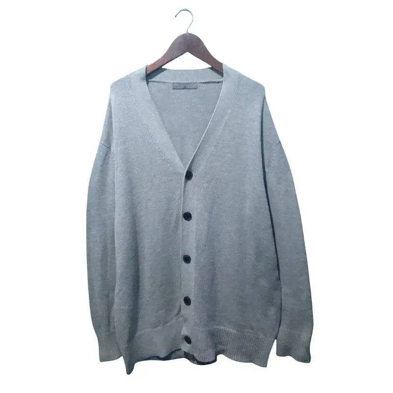 Giordano Grunge Casual Cardigan Pria gray photo 1