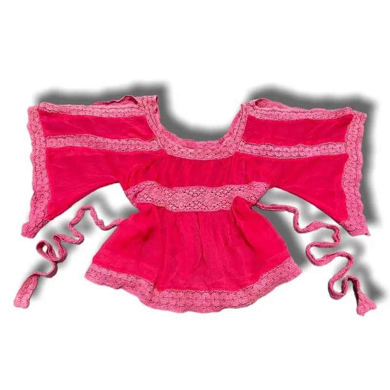 Japanese brand Lolita Coquette Blouse Wanita pink photo 1