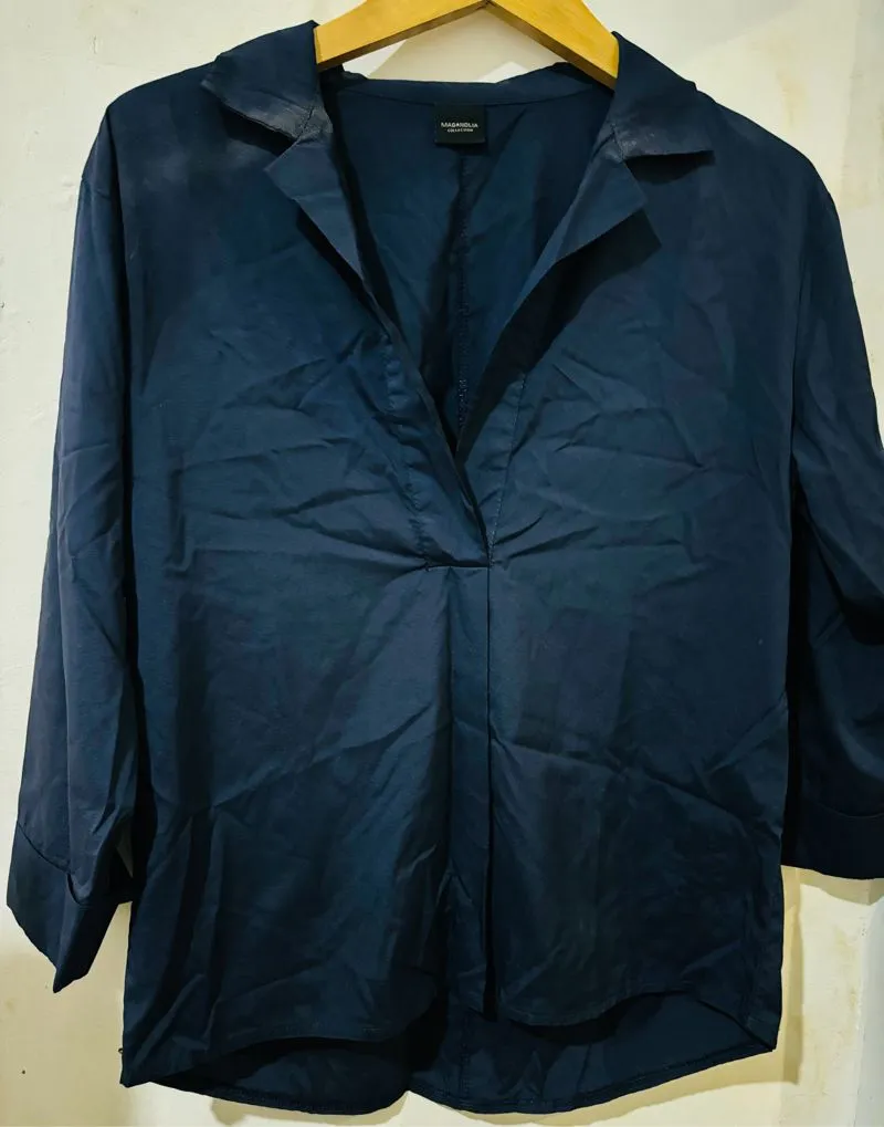 Casual Blouse Wanita navy photo 1