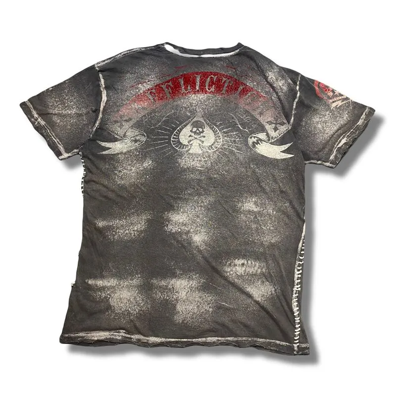Affection Los Angeles Y2K Grunge T-shirt Pria gray photo 1