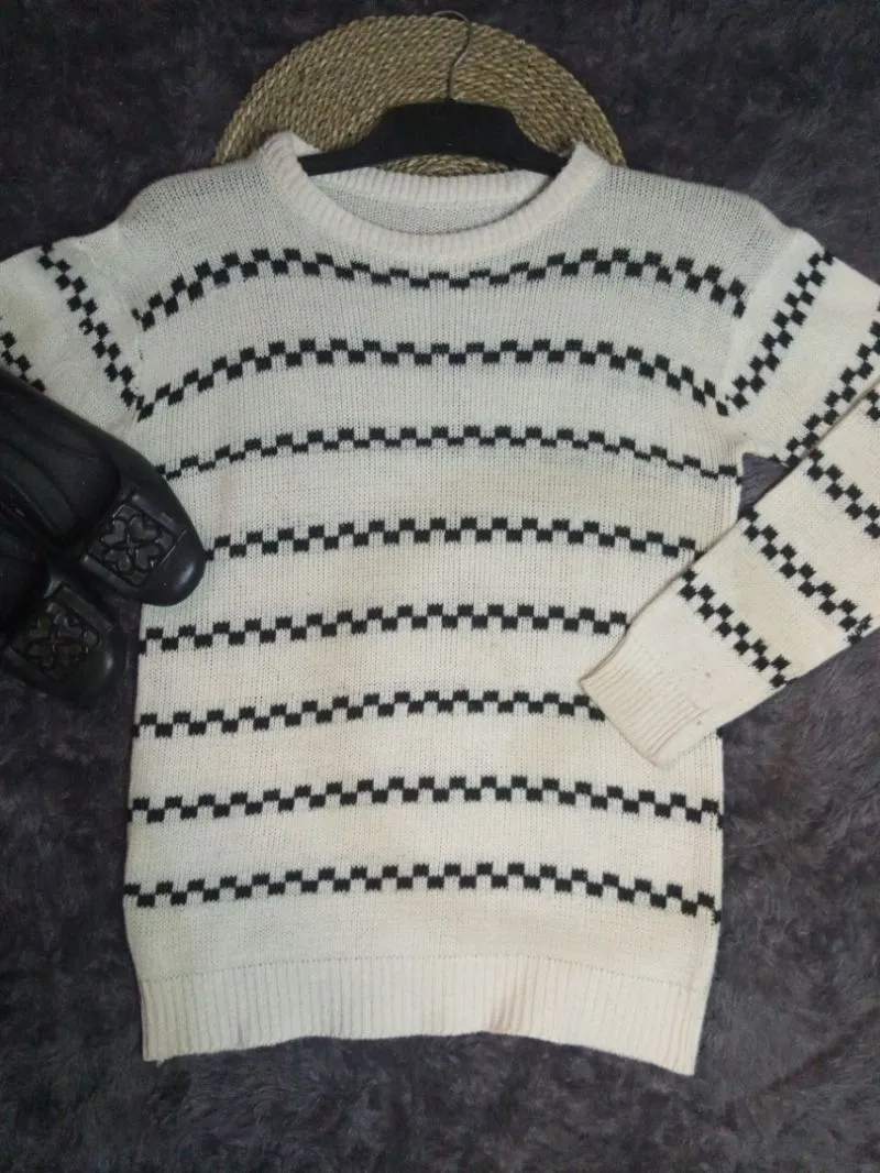 Vintage Sweatshirt Wanita white photo 1