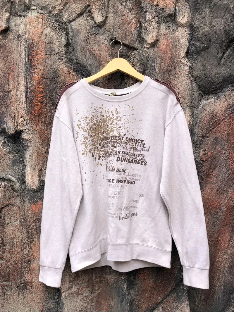 United Colors of Benetton Streetwear Sweater Pria gray photo 1