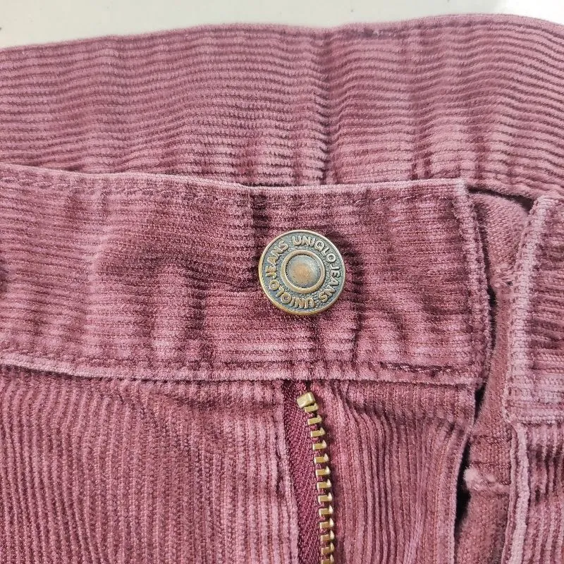 Uniqlo Streetwear Y2K Dungaree Pria brown photo 1