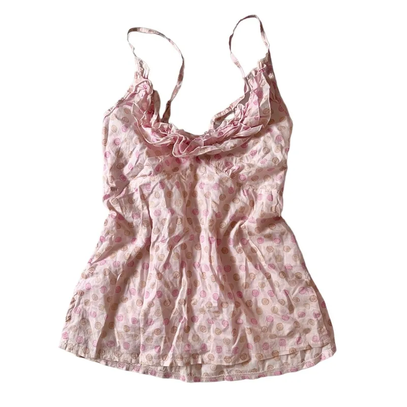Y2K Coquette Cami top Wanita pink photo 1