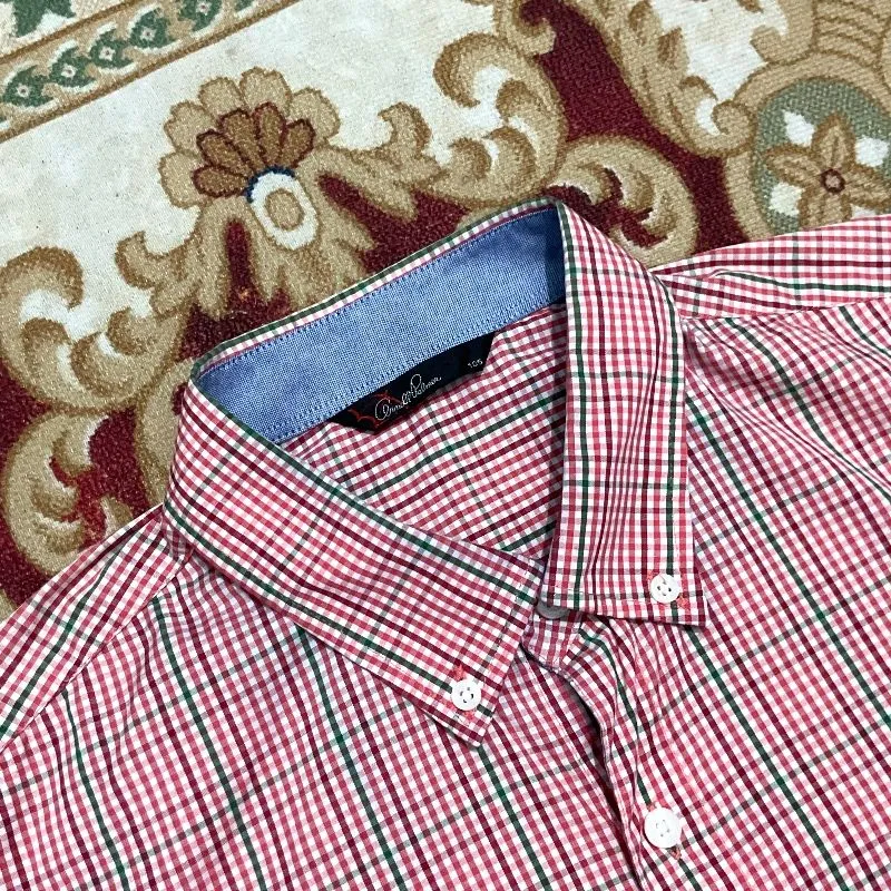Vintage Casual shirt Pria pink photo 1