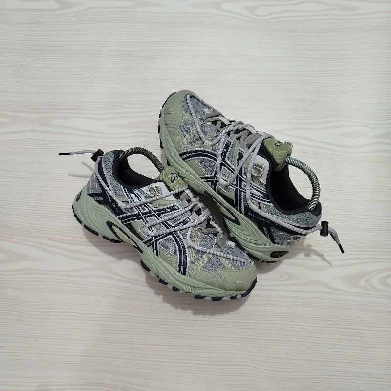Asics Sportswear Casual Sneakers Pria green gray photo 1