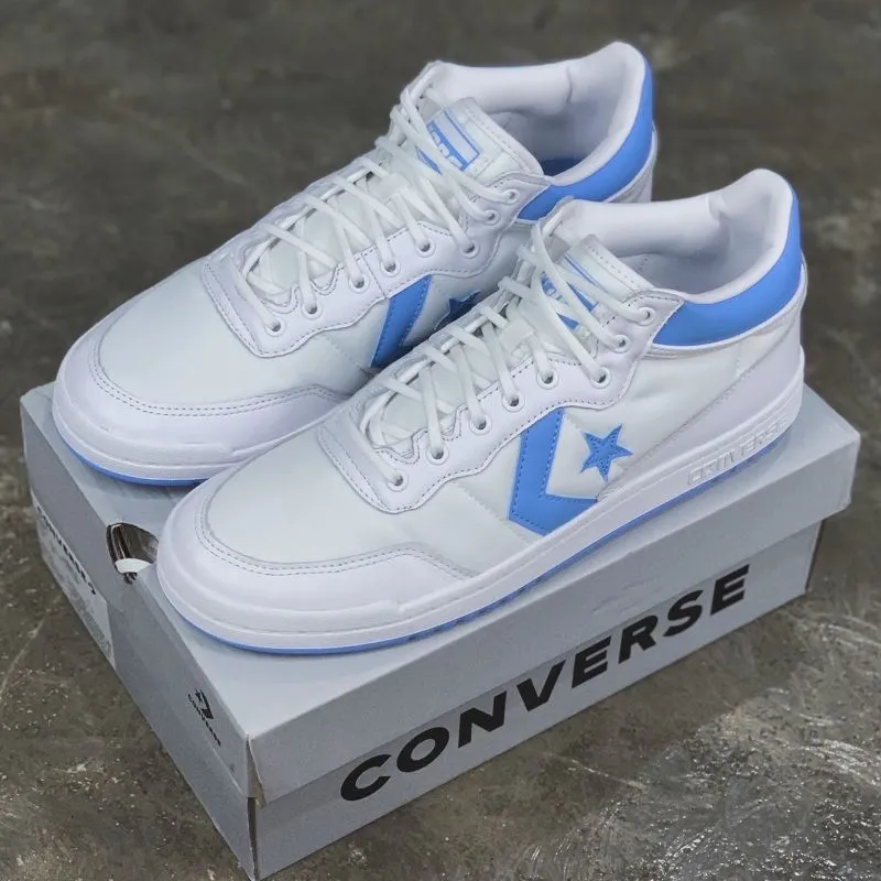 Converse Skater Sneakers Pria white blue photo 1