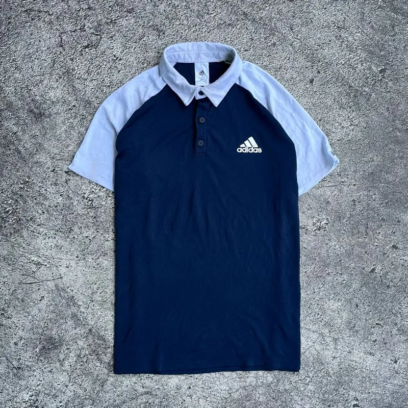Adidas Sportswear Polo shirt Pria blue photo 1