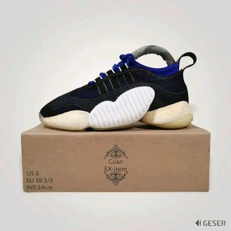 Adidas Sportswear Casual Sneakers Wanita black blue photo 1