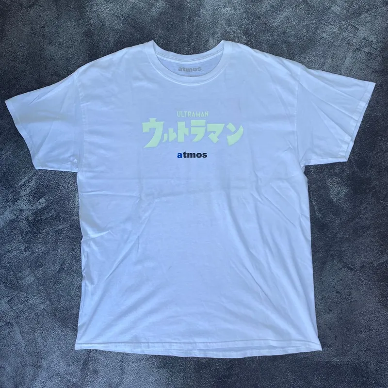 Atmos Vintage Streetwear T-shirt Pria black photo 1