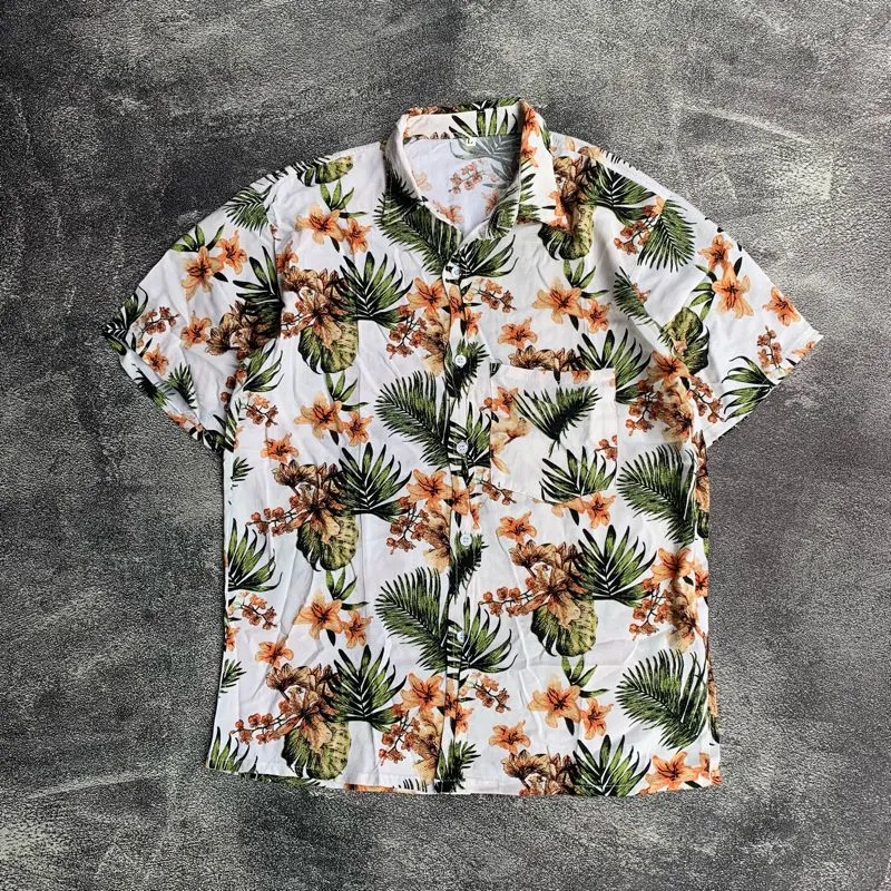 Casual Casual shirt Pria green photo 1
