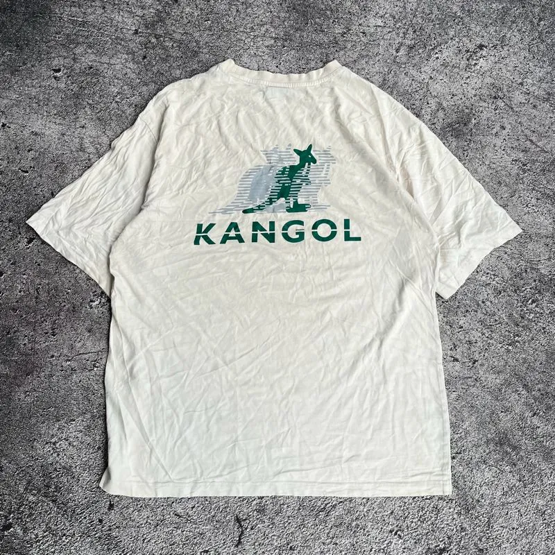 Kangol Casual T-shirt Pria cream photo 1